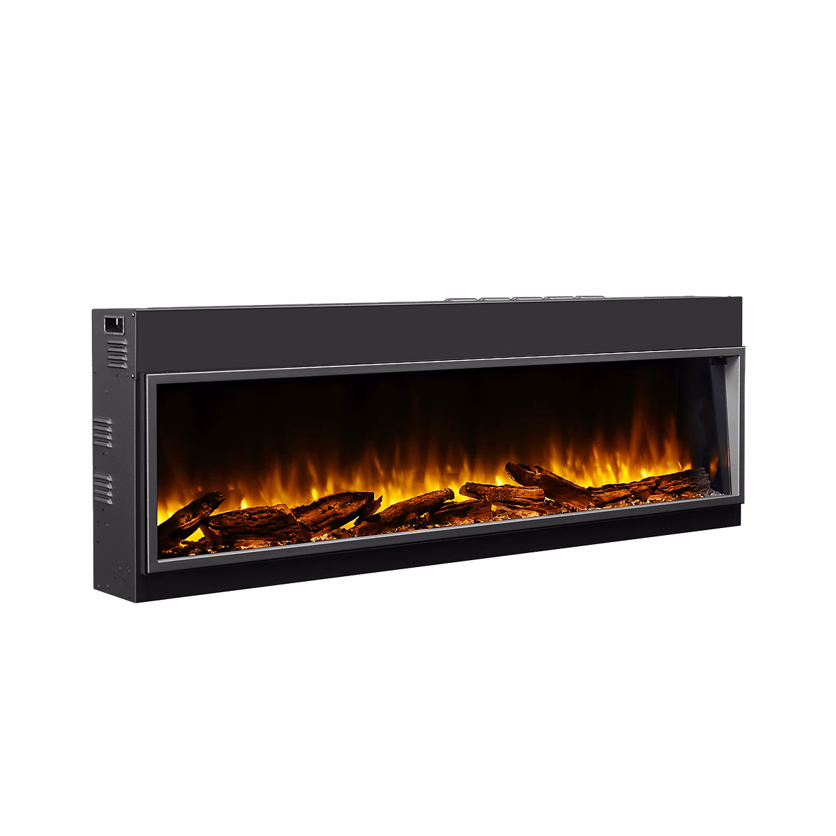 Cheminée électrique BALDERIA Amazona 64 – Cheminée encastrable, chauffage 2000 W