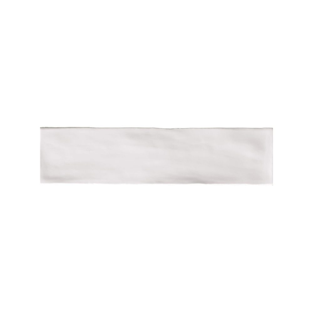 Carrelage effet Zellige Blanc 30 × 7 – 5 × 0,82 cm Mat Novaril, Mur intérieur (vendu par carton de 0,5 m²), RO'MA CARRELAGE