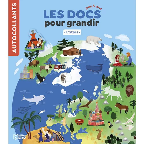 Livre documentaire "L'Atlas", Ed LITO