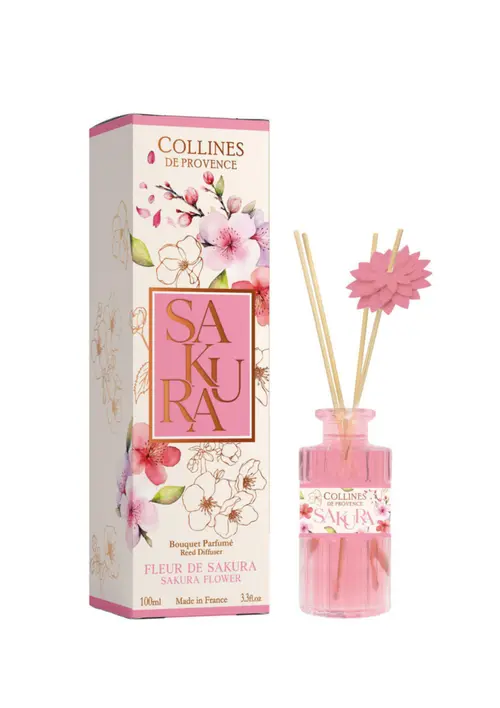 Bouquet parfumé senteur fleur de sakura Collines de Provence - 100 ml