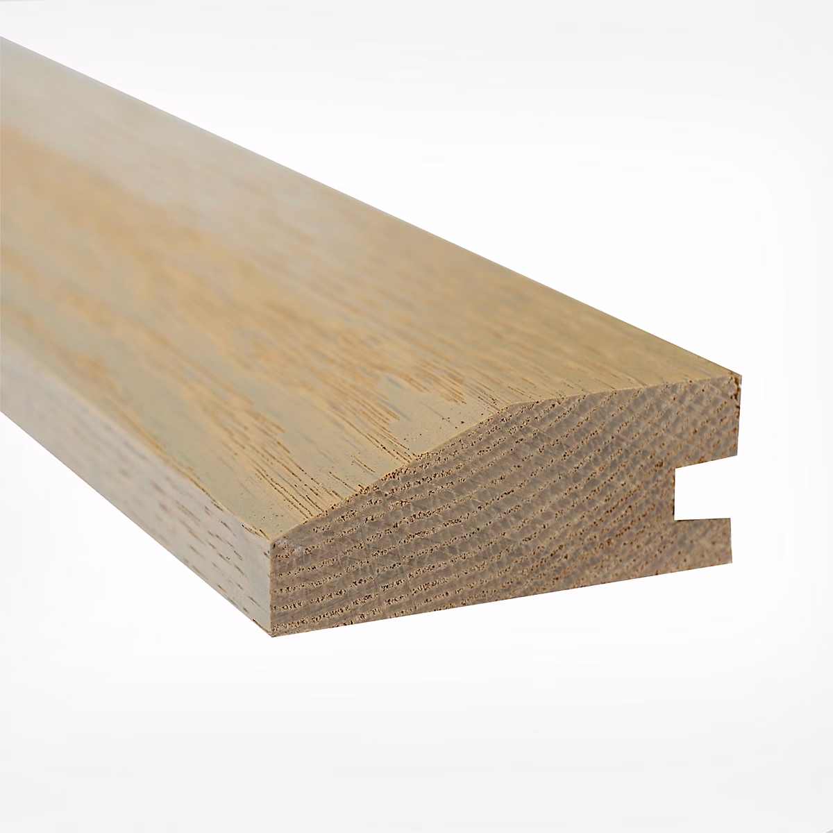 Barre de Seuil en Bois Chêne Massif Verni Mat – Aspect Bois Brut, 20 × 50 × 1200mm, Rattrapage de Niveau, à la Suisse