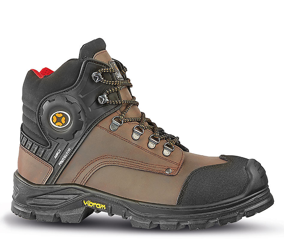 Chaussures de sécurité montantes JALORKA SAS 00JJE58 S3 CI HI AN HRO SRC – Cuir hydrofuge, semelle Vibram CA/PU