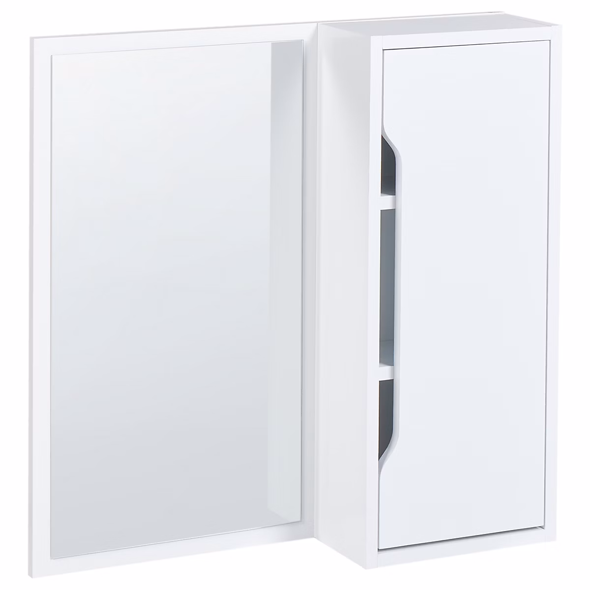 Meuble de salle de bains – Armoire murale PALMAS 60 cm 60 cm Blanc