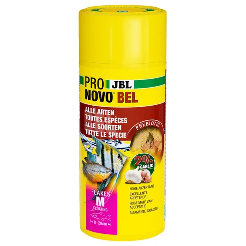 Flocons pour poissons d'ornement JBL Pronovo Bel Flakes M - 250 ml