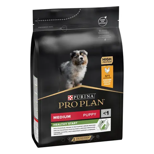 Croquette pour chiot de taille moyenne au poulet Pro Plan - 3 kg