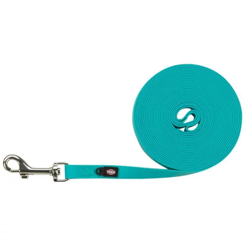 Laisse à pister pour chien coloris bleu océan Trixie Easy Life Taille M/L 17 mm - 5 mètres