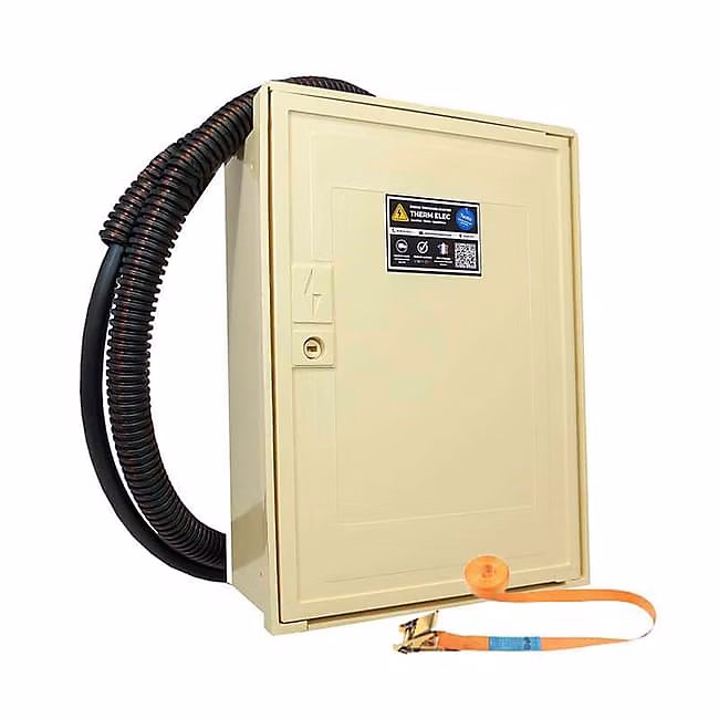 Coffret de chantier triphasé 18/36 kW – pack complet raccordement AIR 15 mètres conforme ENEDIS pour branchement provisoire