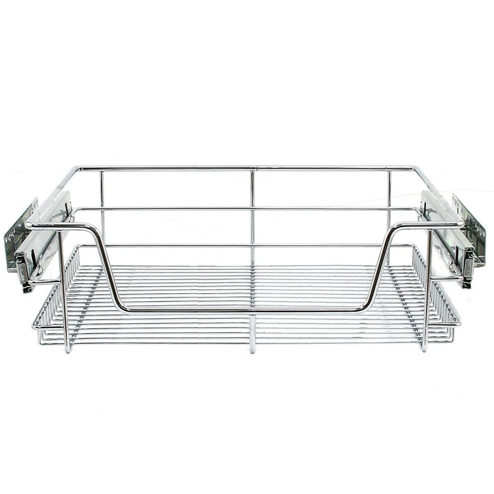 Meuble de cuisine – 2 Paniers Coulissants Pour Placard de Cuisine de 60cm KuKoo