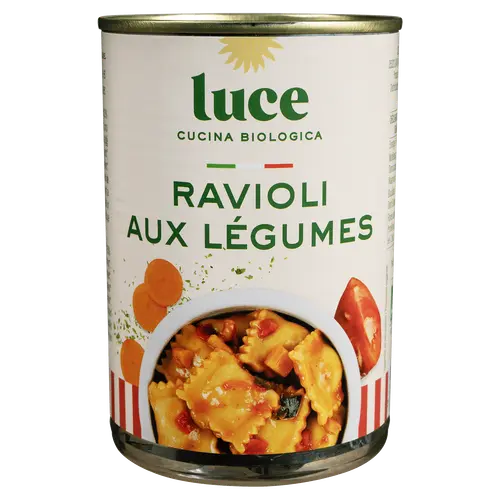 Ravioli aux légumes bio Luce - 400 g