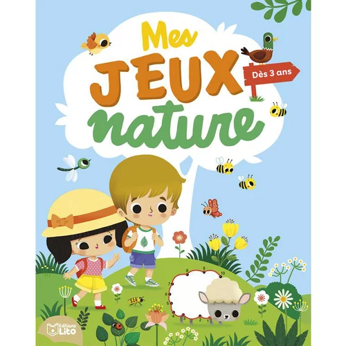 Livre 3-5 ans "Mes jeux nature", Ed LITO