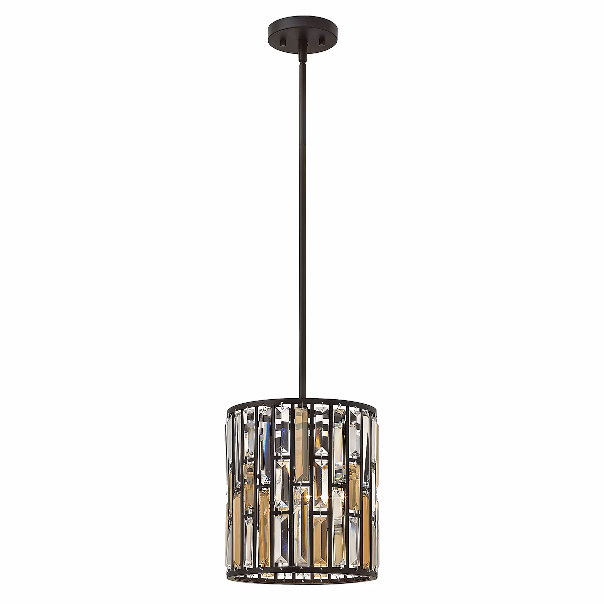 Elstead Gemma – Mini suspension à 1 ampoule au plafond bronze vintage, E27