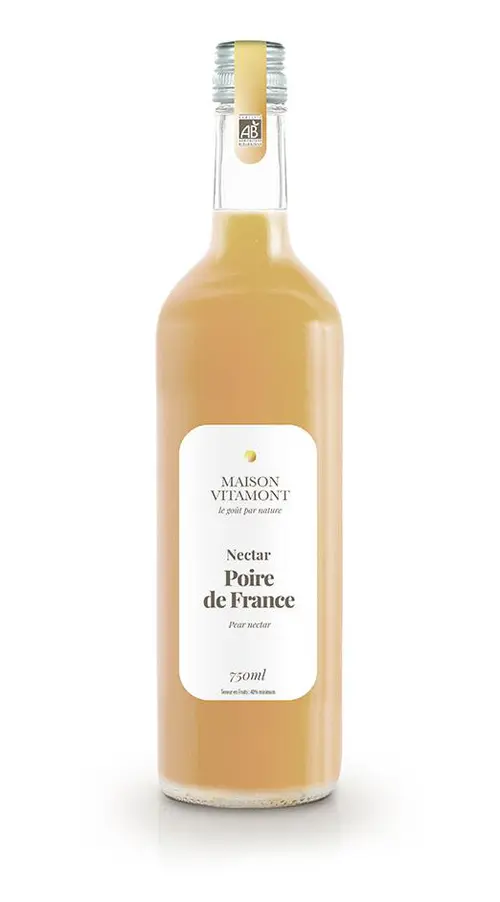 Nectar pêche de France bio Vitamont – 75 cl