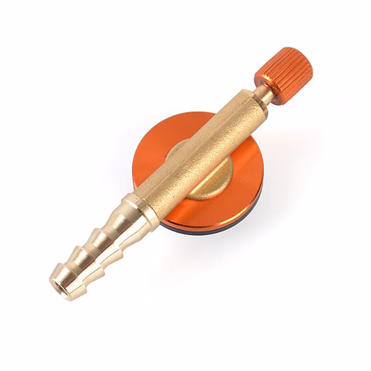 CODEKEY Adaptateur de recharge de gaz de camping – diamètre intérieur 10 mm, adaptateur de bouteille de gaz en laiton pour réchaud