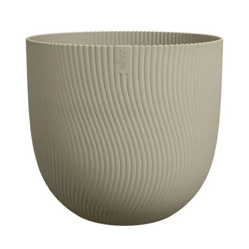 Pot en polypropylène vert scandinave Elho Sereh Round - Ø 47 x 40,1 cm
