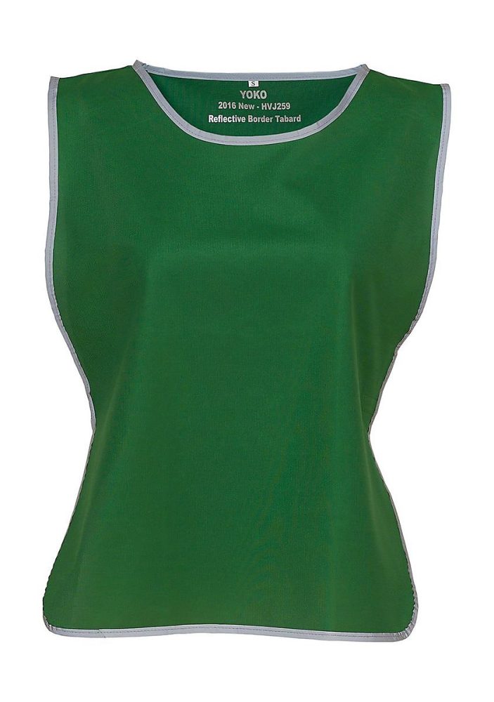 Chasuble de sécurité – réfléchissant, HVJ259, vert paramédical, taille:2XL/3XL