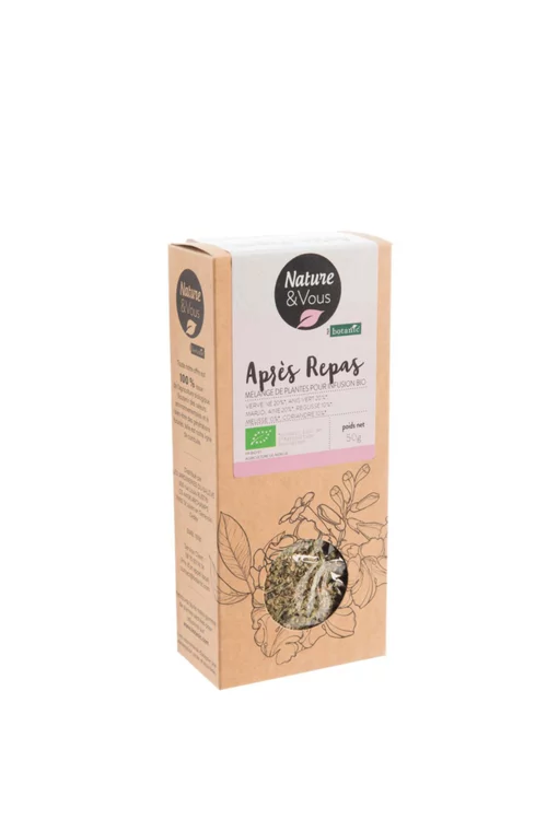 Infusion bio mélange après repas Nature & Vous – 50 g