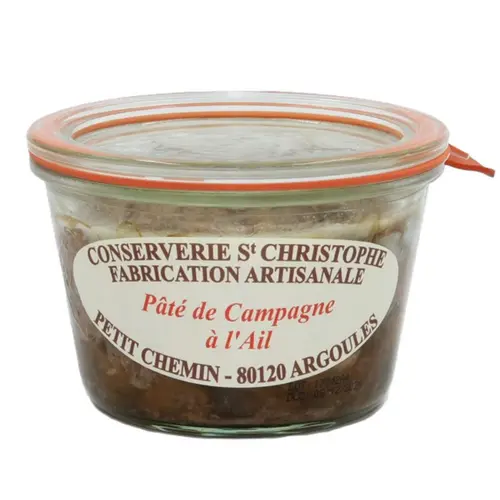 Pâté de campagne à l’ail Conserverie St Christophe - 270 g