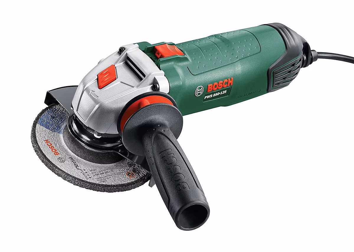 Meuleuse filaire Bosch PWS 850 – 125, 850W 125 mm+ disque à tronçonner