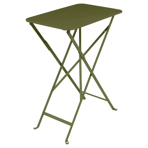 Table pliante Bistro coloris pesto en acier Fermob - 37 x 57 x 74 cm