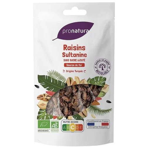 Raisins sultanine Pronatura - 250 g
