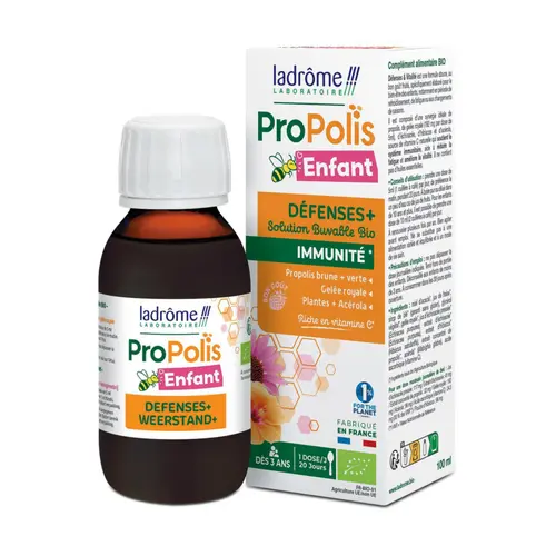 Sirop enfants à la propolis bio Ladrôme – 100 ml