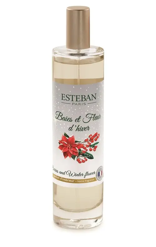 Vaporisateur d’intérieur Esteban Baies et fleurs d’hiver - 75 ml