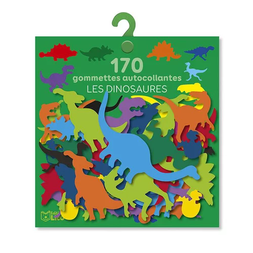 Lot de gommettes "Les dinosaures"