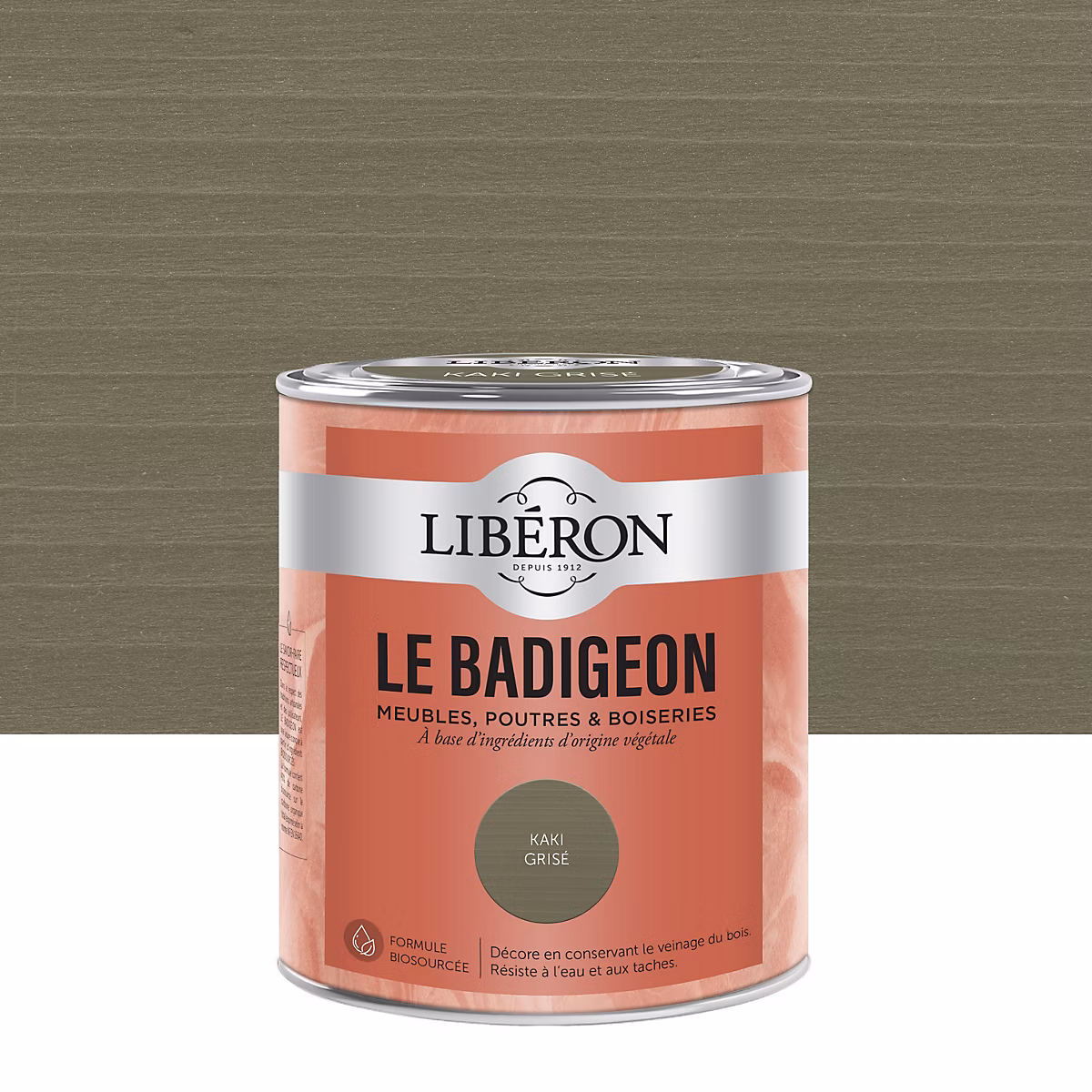 Badigeon meubles – poutres et boiseries Libéron kaki 750ml