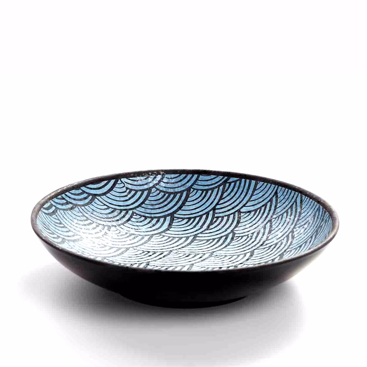 Assiette Creuse Mélamine Motifs Bleus 22 – 5 cm, Pujadas