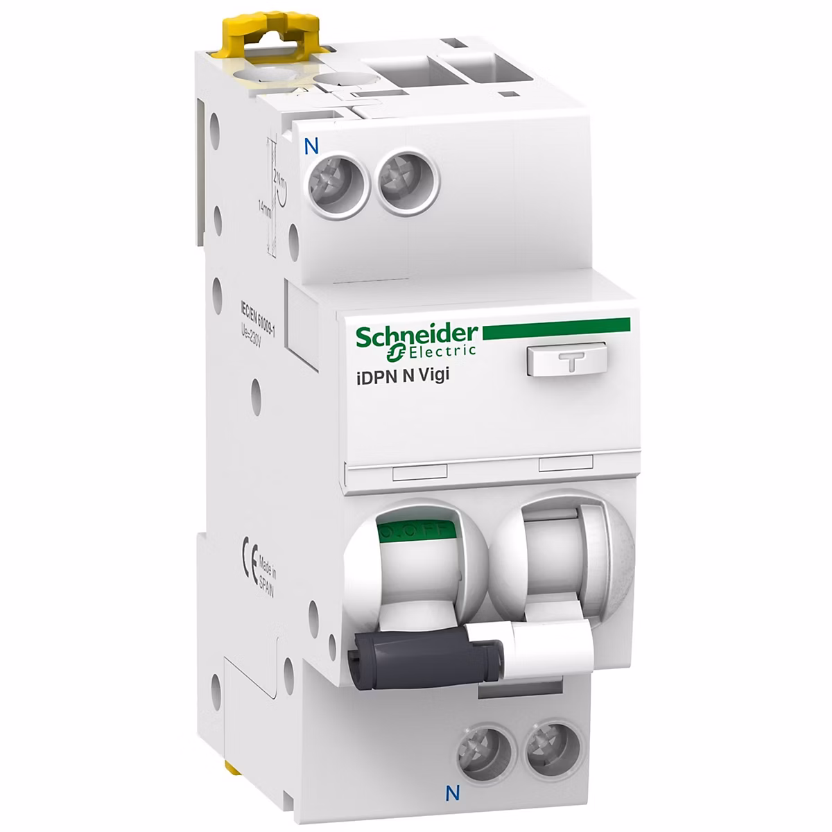 A9d32620 Disjoncteur Différentiel 30ma 20a – 1p+n, 6ka, Type A Auxiliarisable, Vigi Schneider Idpn