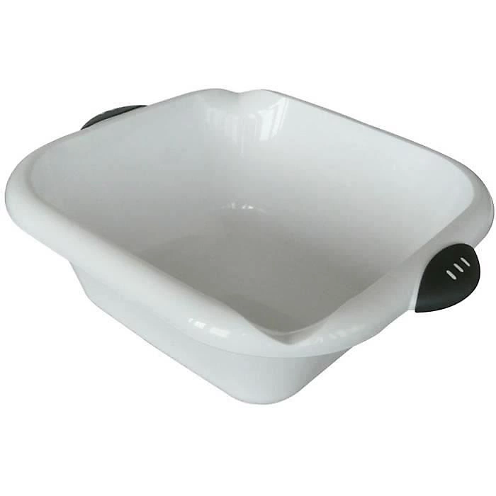Cuvette carrée bimatière – 5 L, blanc