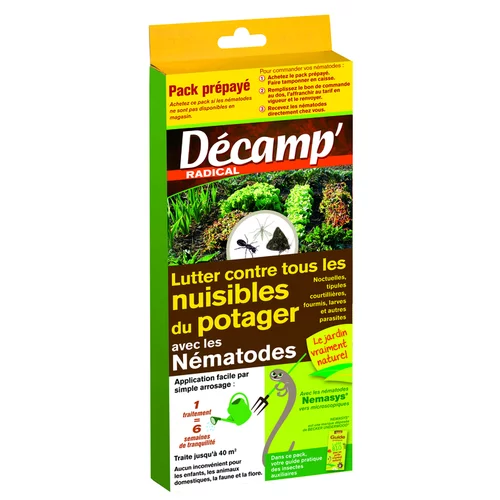Nématodes contre nuisibles du potager 40 m²