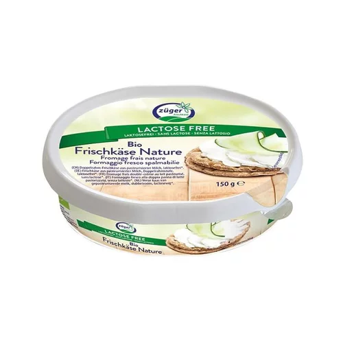 Fromage frais nature sans lactose Zuger - 150 g