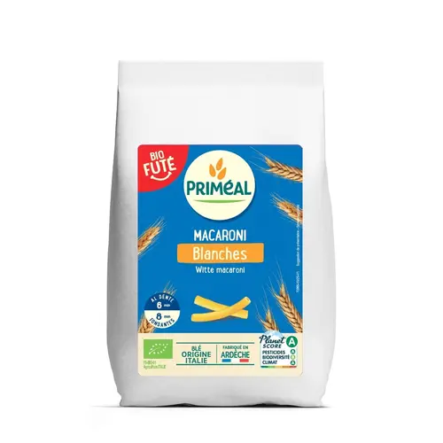 Macaroni blanches bio Priméal - 1 kg