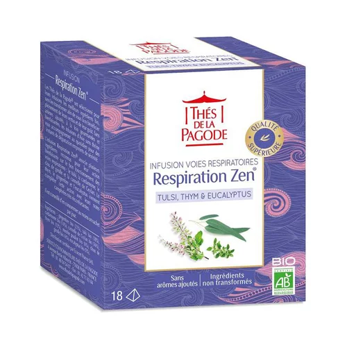 Infusion bio Respiration Zen - 18 sachets pyramide
