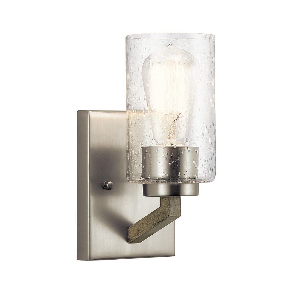 Luminaire et éclairage intérieur – Elstead Kichler Deryn Applique Murale Vieilli Gris Antique