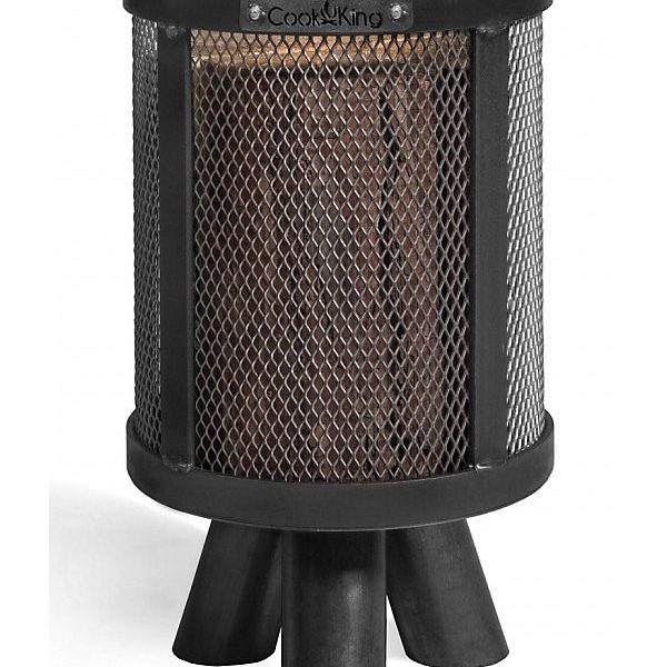 Jardin et terrasse – Bougeoir sur pieds extérieur PEDRO en acier noir 20cm
