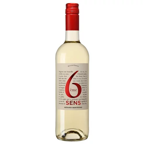 Vin blanc bio Gérard Bertrand 6ème Sens - 75 cl