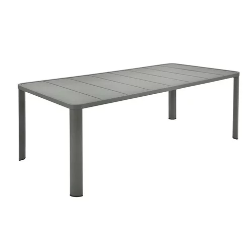 Table rectangulaire en aluminium coloris romarin Oleron Fermob - 205 x 100 x 74 cm
