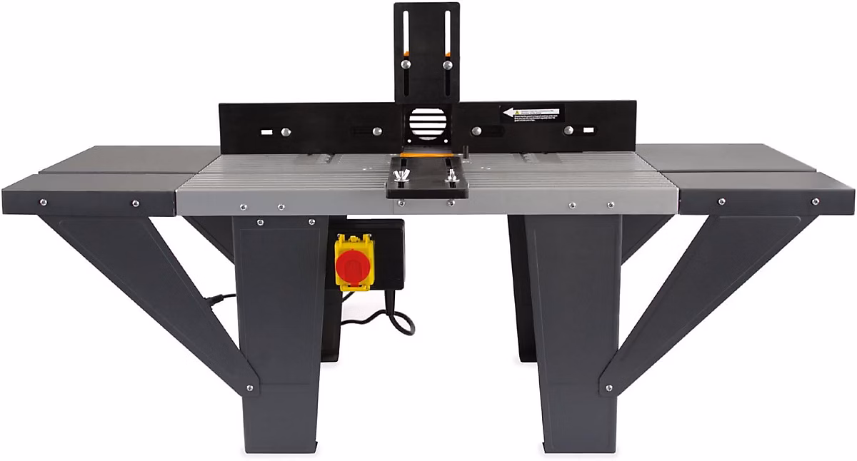 EBERTH Table de fraisage pour défonceuse 1030 × 360 mm | 155 mm Diamètre du pied de la défonceuse – 280 mm de Hauteur de travail