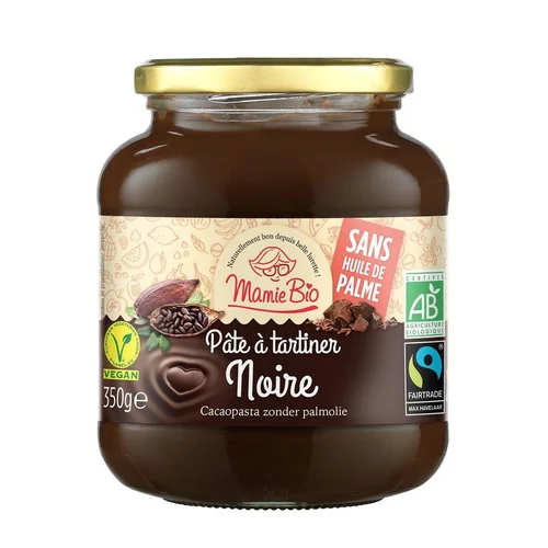 Pâte à tartiner noire bio - 350 g