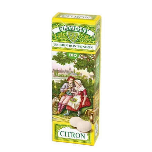 Bonbon Citron bio Abbaye de flavigny - 18 g