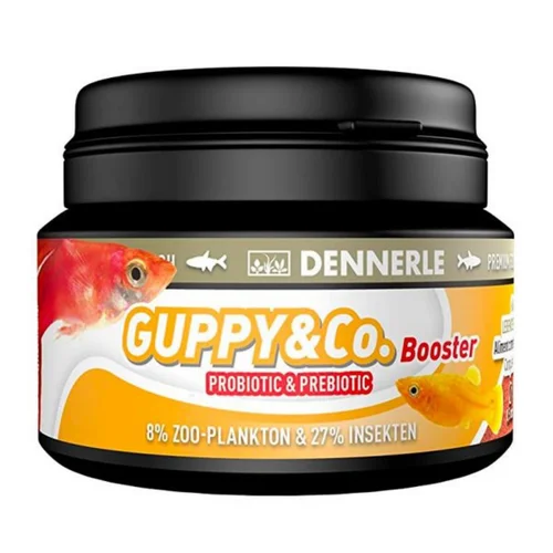 Boosteur pour guppy & Co enrichi, DENNERLE, Booster - contenances 42g et 100ml