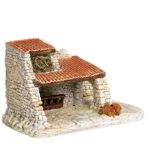 Crèche Callian santons Escoffier - 33 x 19 x 19 cm