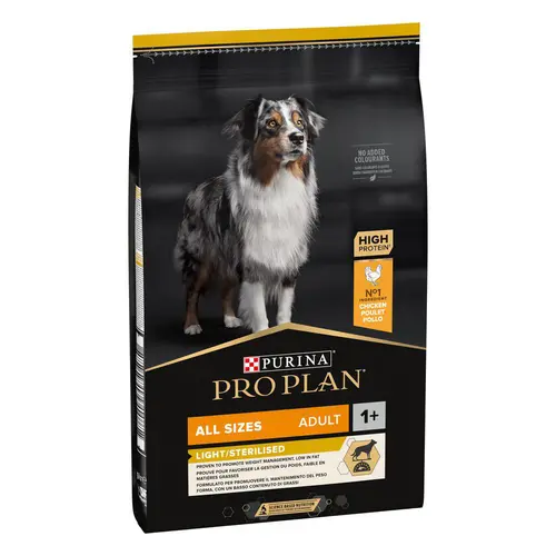 Croquette pour chien adulte stérilisé light au poulet Pro Plan - 7 kg