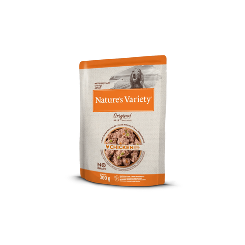 PÂTÉ POUR CHIEN NATURE'S VARIETY® ORIGINAL ADULT MEDIUM/MAXI POULET - 300G