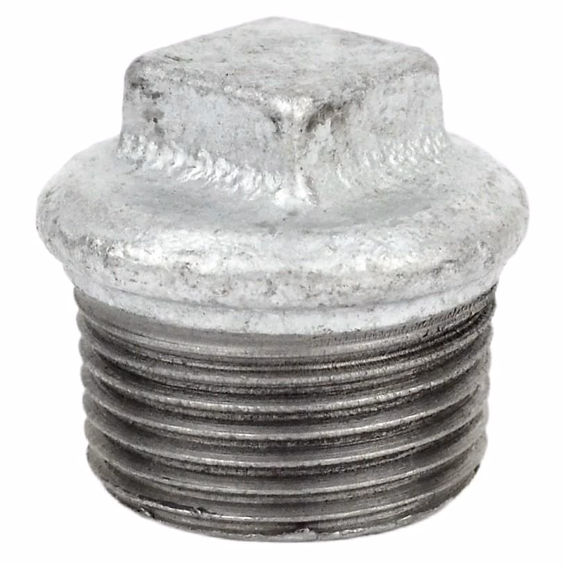 Bouchon mâle fonte galvanisée 20 × 27mm (3/4'')