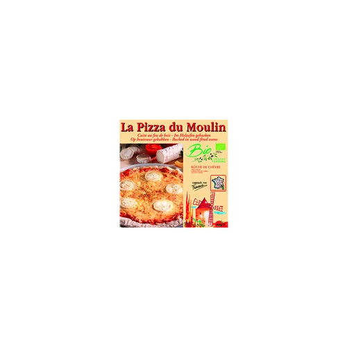 Pizza bûche de chèvre bio surgelée La Pizza du Moulin - 350 g