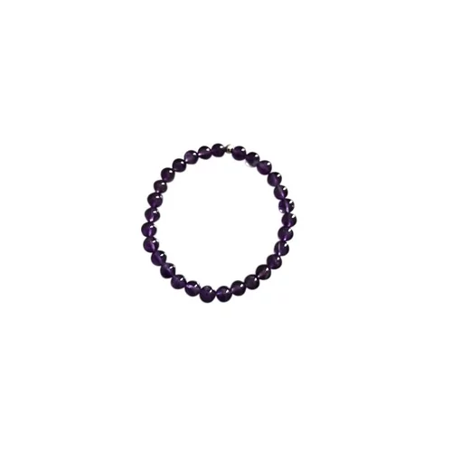Bracelet améthyste 6mm