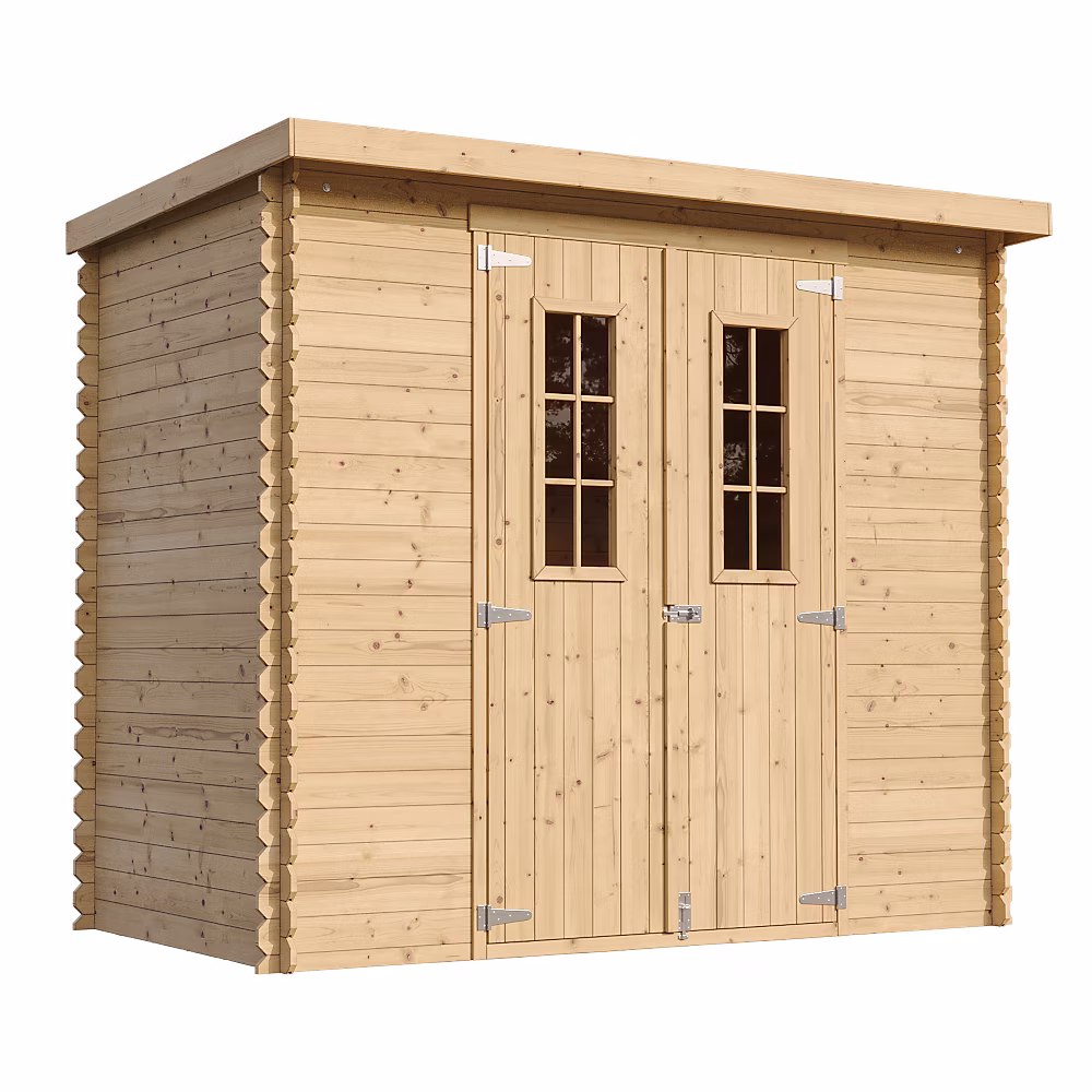 Abri de jardin en bois – l239xL142xH200cm/2.63 m2 M310C, Timbela